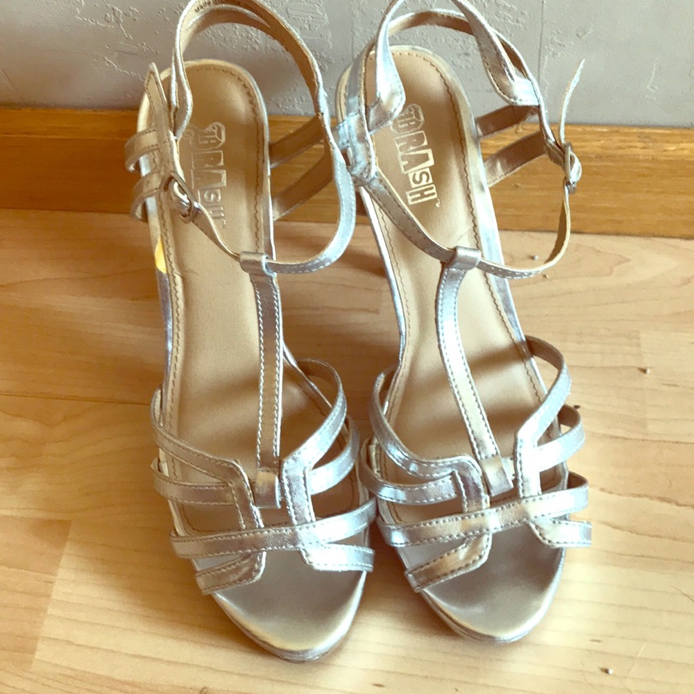 Silver heels